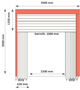 Şişme Tip Yükleme Körüğü Ölçüleri
